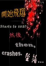 开始飞翔然后坠落